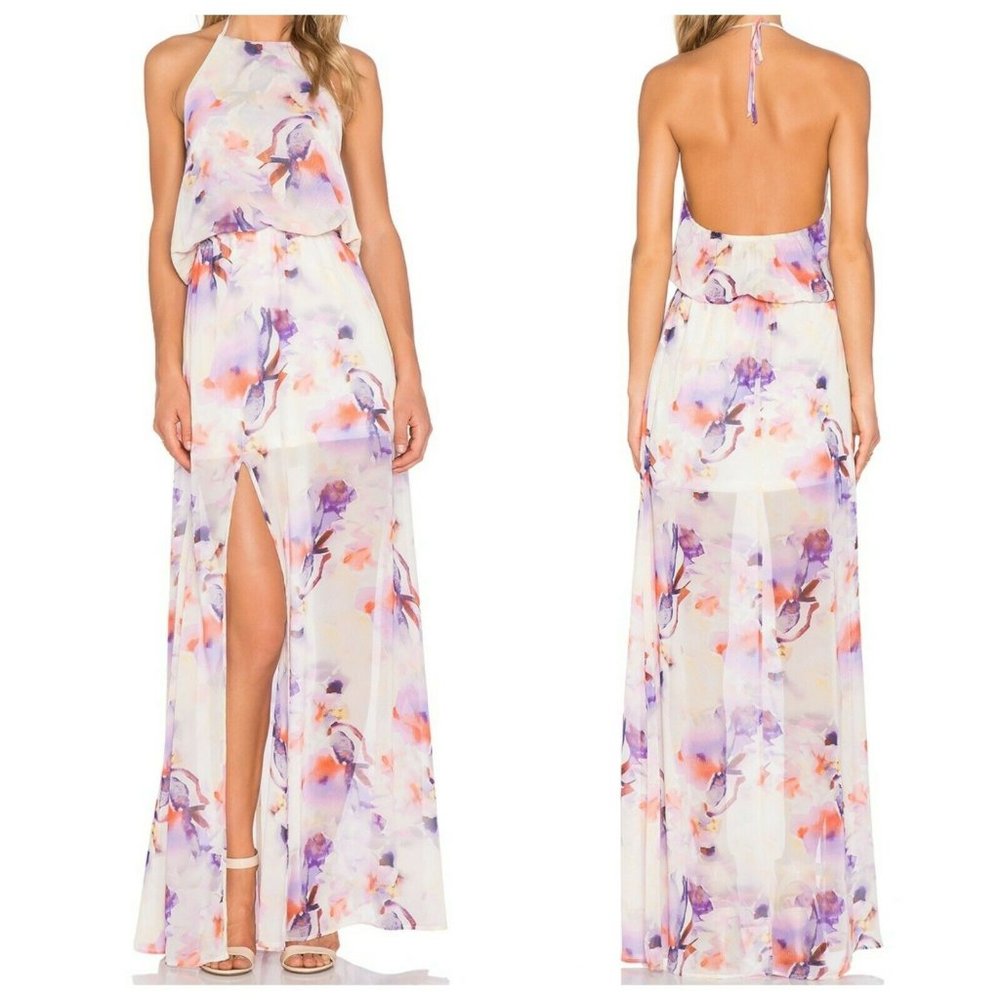 NEW Show Me Your Mumu Heather Halter Maxi Dress